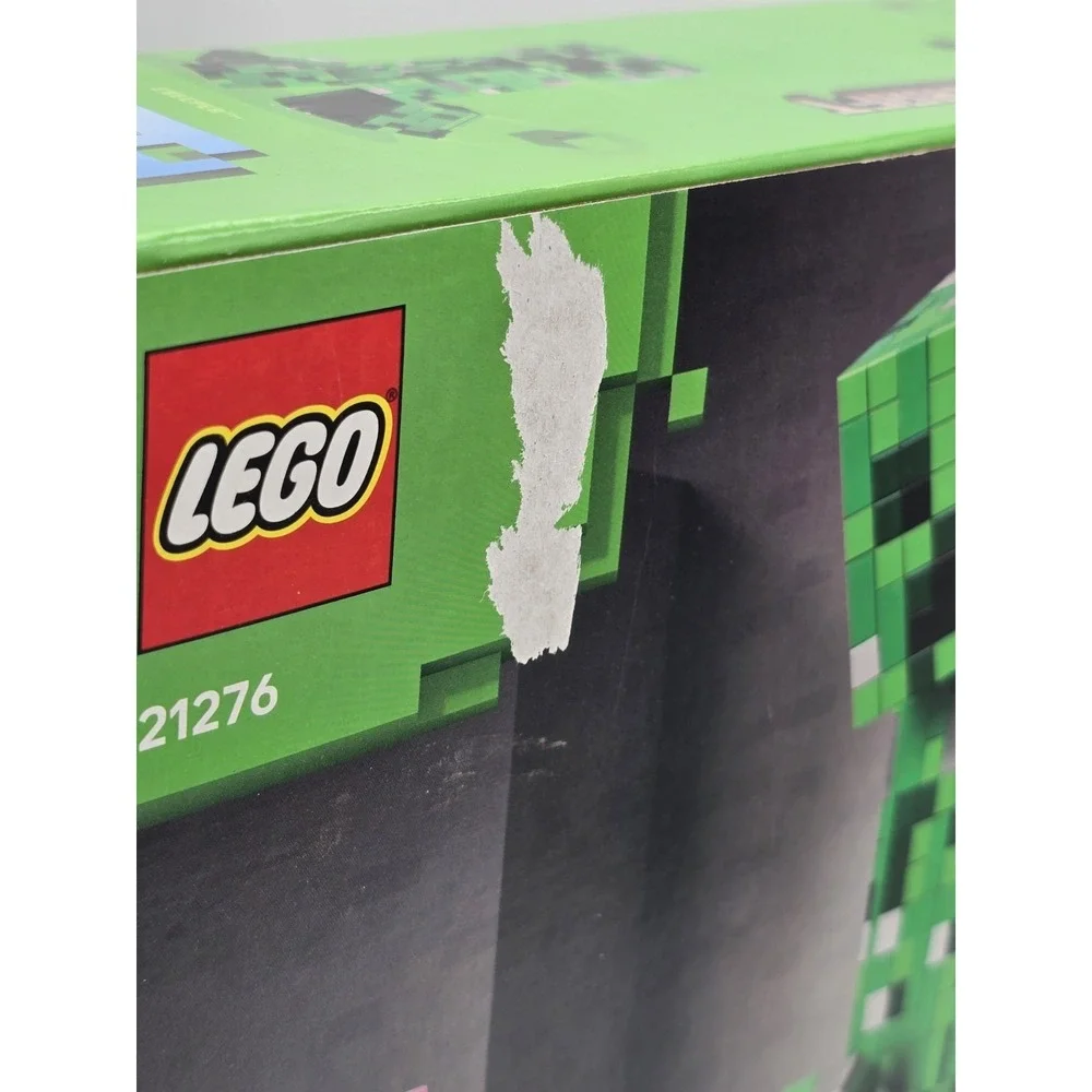 LEGO Minecraft The Creeper Kids Building Toy IN STOCK 665 Pc - DAMAGED‎ BOX